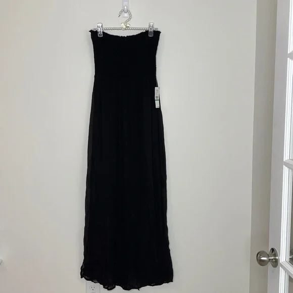 Karen Kane Smocked Semi Sheer Maxi Dress - Picture 5 of 7